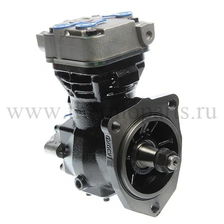 Компрессор МАЗ, ПАЗ дв.534 (1 цил.) жид. охлаж. без шкива 270л/мин. (-17) MEGAPOWER