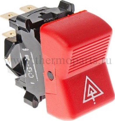 Клавиша аварийного выключателя массы