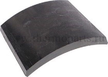 Накладка тормозной колодки ЗИЛ-4421, ПАЗ Аврора задней Wшир.=180мм;Lдуги=205мм;hтолщ.=14/19мм БзАТИ