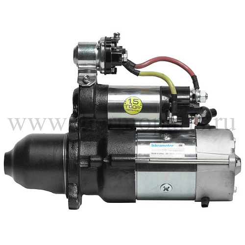 Стартер КАМАЗ-4308, FAW, DONGFENG, HIGER дв.CUMMINS 4BT3.9, 6BT5.9 24В z=12 6.0кВт ISKRAMOTOR