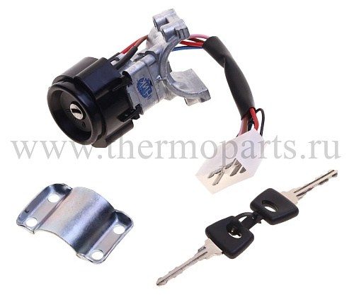 Замок зажигания ИЖ-2126, КАМАЗ, ПАЗ, МАЗ с блокировкой стартера (7 контактов) Н/О НИКА