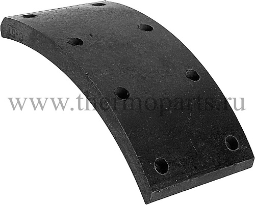 Накладка тормозная 100 мм (АТИ, сверл.)