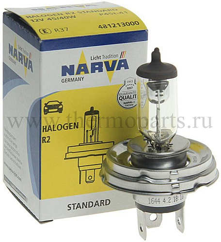 Лампа 12V R2 45/40W P45t-41 Standard NARVA