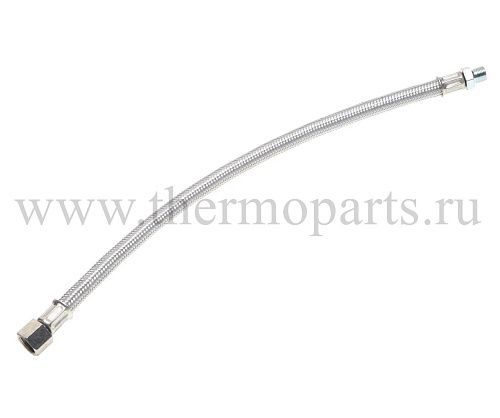 Шланг тормозной ГАЗ-3310 Валдай, ГАЗон Next передний (гайка-штуцер М20хМ16) L=500мм в мет.оплетке КМД