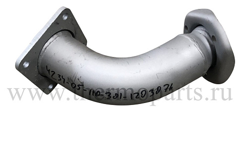 Труба приемная глушителя ПАЗ-4234-05 дв CUMMINS между глушителем и горным тормозом