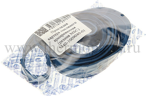 Прокладка дв.534 картера масляного МБС синяя армированная РТР