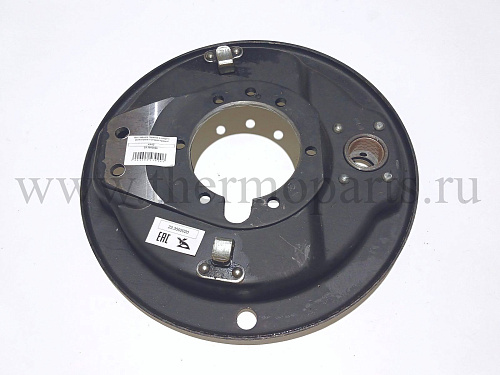 Щит тормоза задний с усилит. и опорой правый