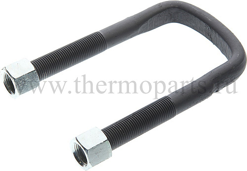 Стремянка ГАЗ-53, 3307 рессоры передней L=140мм;М16х1.5мм кованая в сборе MEGAPOWER