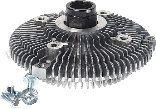 Вискомуфта ГАЗ-3302 дв.CUMMINS ISF 2.8, ШТАЙЕР (с ГУР) d=410мм (левое вращение) MEGAPOWER