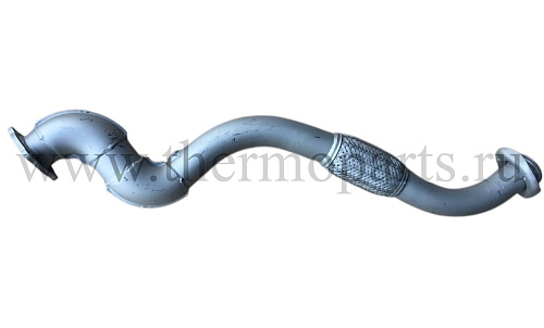 Труба приемная с металлорукавом в сборе (под датчик) ПАЗ-320402-14