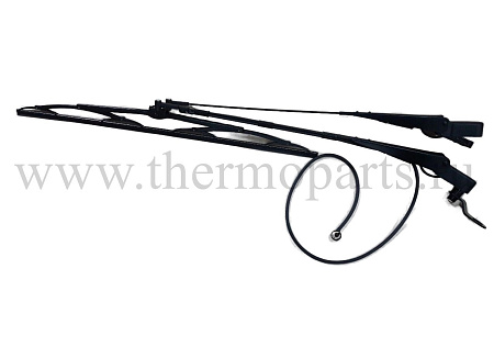 Рычаг стеклоочистителя ПАЗ-3205, 4234 640мм (конус 12х8) с щеткой правый АВТОМАШПРИБОР