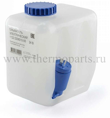 Бачок омывателя в СБ с насосом 24В (бок. мотор)