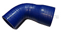 Патрубок переходник силикон. угловой 50х61 к впуск. коллектр. СИНИЙ ГАЗель NN с дв. G21A