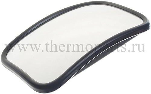 Зеркало боковое КАМАЗ, ПАЗ, ГАЗ парковочное сферическое бокового обзора (бордюрное) 252х156 ТИМЕР