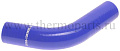 Патрубок ГАЗ-3110, 3302 радиатора верхний d=38мм дв.ЗМЗ-405, 406 синий силикон MEGAPOWER