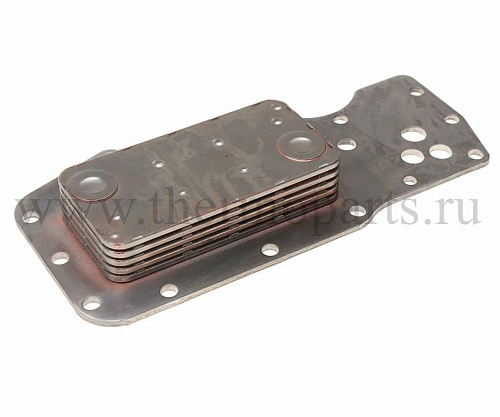 Теплообменник КАМАЗ, ПАЗ дв.CUMMINS 4ISBe, 4ISDe масляный MOVELEX