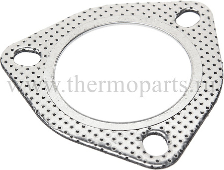 Прокладка ГАЗ-3302дв.ЗМЗ-405 ЕВРО-3, CUMMINS ISF2.8 между пр.трубой и нейтрализ.перфометалл КВАДРАТИС