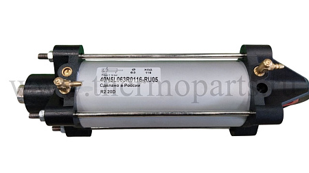 Пневмоцилиндр ЛиАЗ-5292, 5256, ПАЗ-3204 открывания двери d-63, ход-116 (замена 40N5L063R0116-UA04)