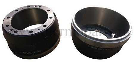 Барабан тормозной 10 шп. ЛИАЗ-52642, КАВЗ-4230, 35, 38 (мост 224, ось15, 131, 311-30)