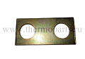 Пластина ПАЗ-3205 опорная пальцев колодок задних КААЗ
