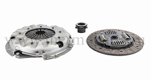 Сцепление ГАЗ-3302 Бизнес дв.CUMMINS ISF 2.8 ЕВРО-4 КПП Н/О в сборе (усиленное кевлар) STARCO
