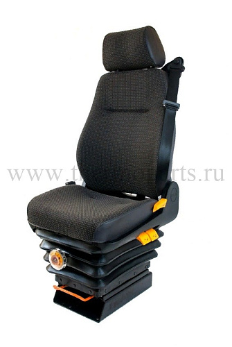 Сиденье водителя ПАЗ-3204 (мех. подрес., мех. наклона подушки, подголовн., 3-х точ. РБ)