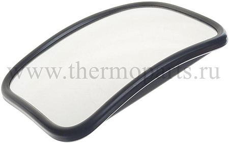 Зеркало боковое КАМАЗ, ПАЗ, ГАЗ парковочное сферическое бокового обзора (бордюрное) 252х156 ТИМЕР