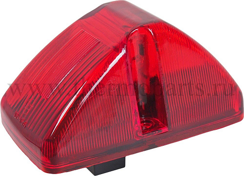 Фонарь габаритный задний верхний красный LED ПАЗ-3204/КАВЗ