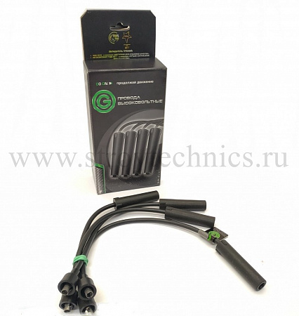 Провода в/в для а/м ГАЗ 3302 Бизнес дв. 4216 Е-3,4 (до 09.2011 г.в.) GO 100%силикон (к-кт)
