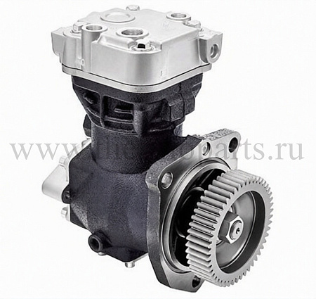 Компрессор МАЗ, ПАЗ-320412, УРАЛ-4320 дв.534, 536 1цил.с привод. шестерней (17-) (бывш.KNORR) TOLVO