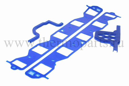 Прокладка ГАЗ-53, 66 коллектора впускного комплект силикон синий