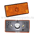 Фонарь габаритный боковой 24В (лампа, овал. разъем)