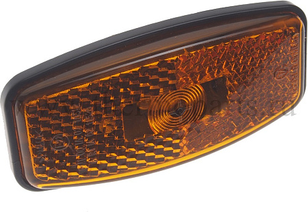 Фонарь габаритный ГАЗ, ПАЗ, КАМАЗ, МАЗ (оранжевый 12/24V, под овал AMP) АЭК