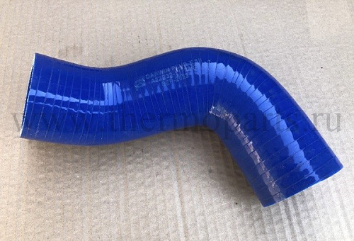 Патрубок силикон. угловой СИНИЙ ГАЗель NN с дв. G21A