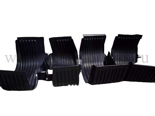 Локеры (подкрылки) 4 шт. ПАЗ-320412-03