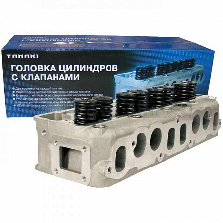 Головка блока для а/м ГАЗ 3302, 3110 дв. 402 (с клапанами, АИ-92) TANAKI