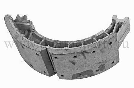 Колодки тормозные ЗИЛ-130, 4331, ПАЗ-3204 задние алюминиевые (ремонт) (1шт.)
