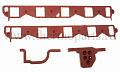 Прокладка ГАЗ-53, 66 коллектора впускного комплект (красная)