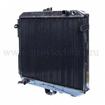 Радиатор охлаждения для а/м ГАЗ 33106 дв.Cummins (2-х рядн. медн.) ЛРЗ