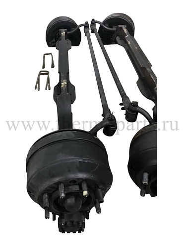 Ось передняя в СБ 8 шп. (колодка 180мм)