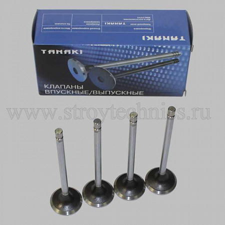 Клапан выпускной для а/м ГАЗ 3302 дв.Cummins 2.8 TANAKI (к-т 4 шт)