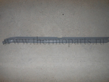 Профиль облицовочный горизонтальный серый