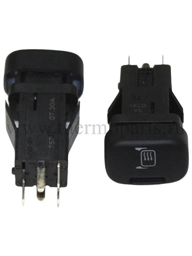 Кнопка обогрева зеркал заднего вида ПАЗ-3204 (758.3710-01.15/994.3710-07.30)