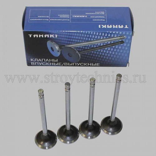 Клапан выпускной для а/м ГАЗ 3302 дв.Cummins 2.8 TANAKI (к-т 4 шт)