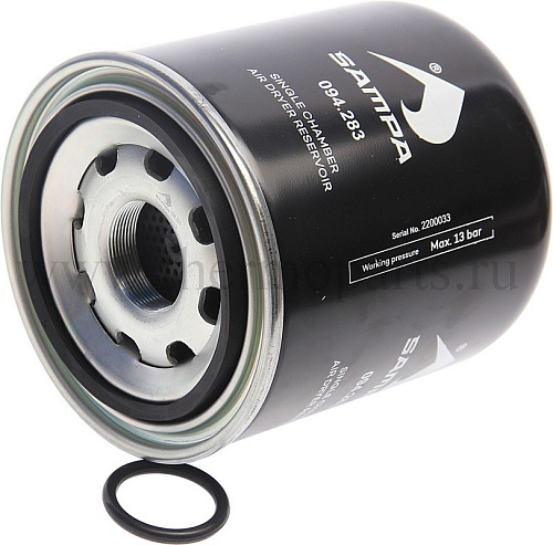 Фильтр-патрон КАМАЗ-5490 MERCEDES MAN VOLVO осушителя воздуха (угольный) (M39x1.5) SAMPA