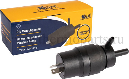 Насос омывателя ВАЗ-2110, ГАЗ, ЗИЛ 12V 2.5атм. KRAFT